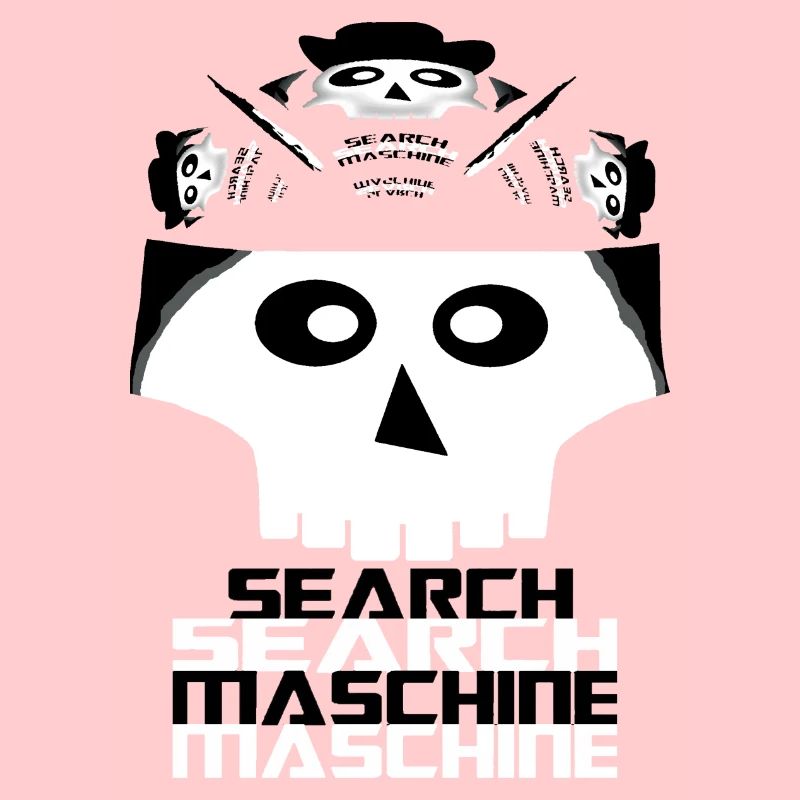 Skull Search Engine Logo Shirt Computer Science Design