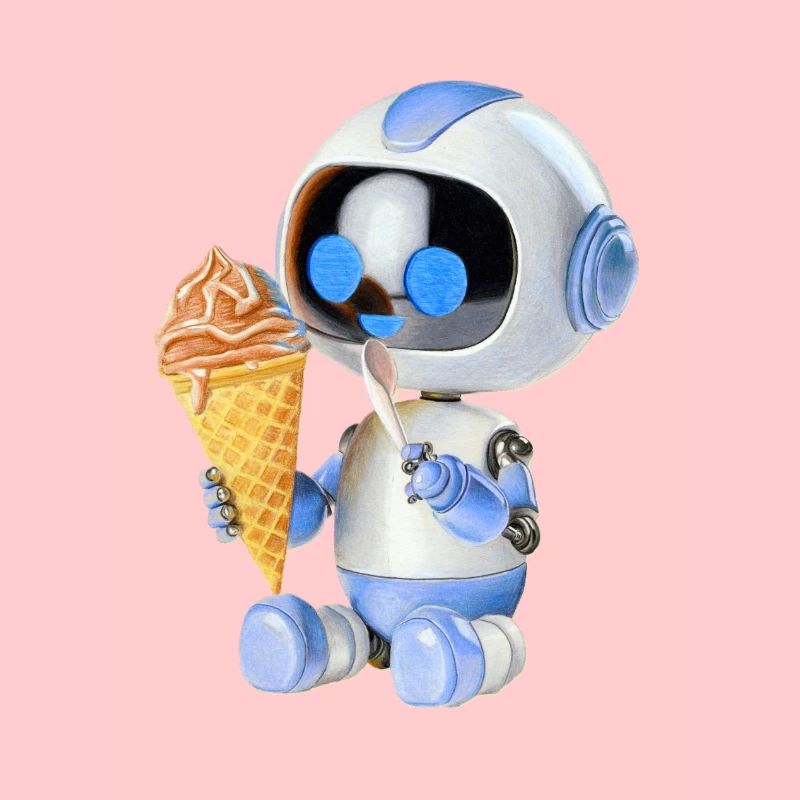Crème glacée robot