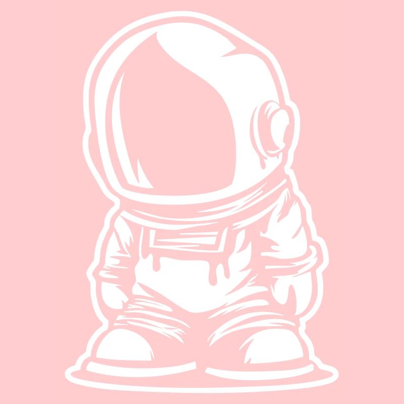 Conception d’astronaute de style dessin animé