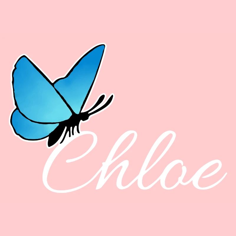 Chloé avec papillon bleu LiS