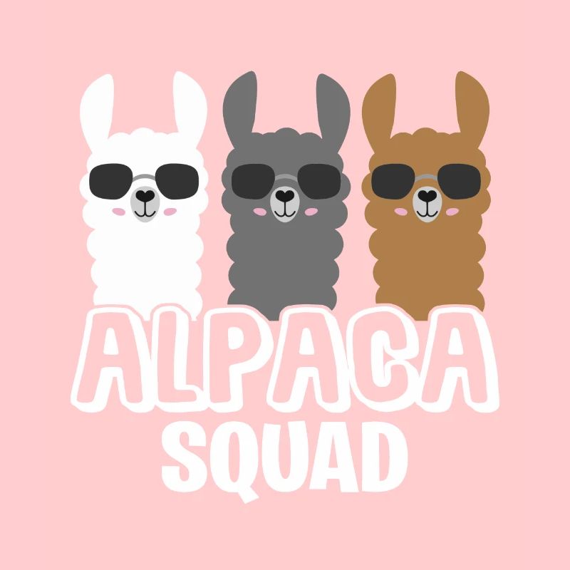Alpaca Squad Alpaca Lama Pet Tire Gift
