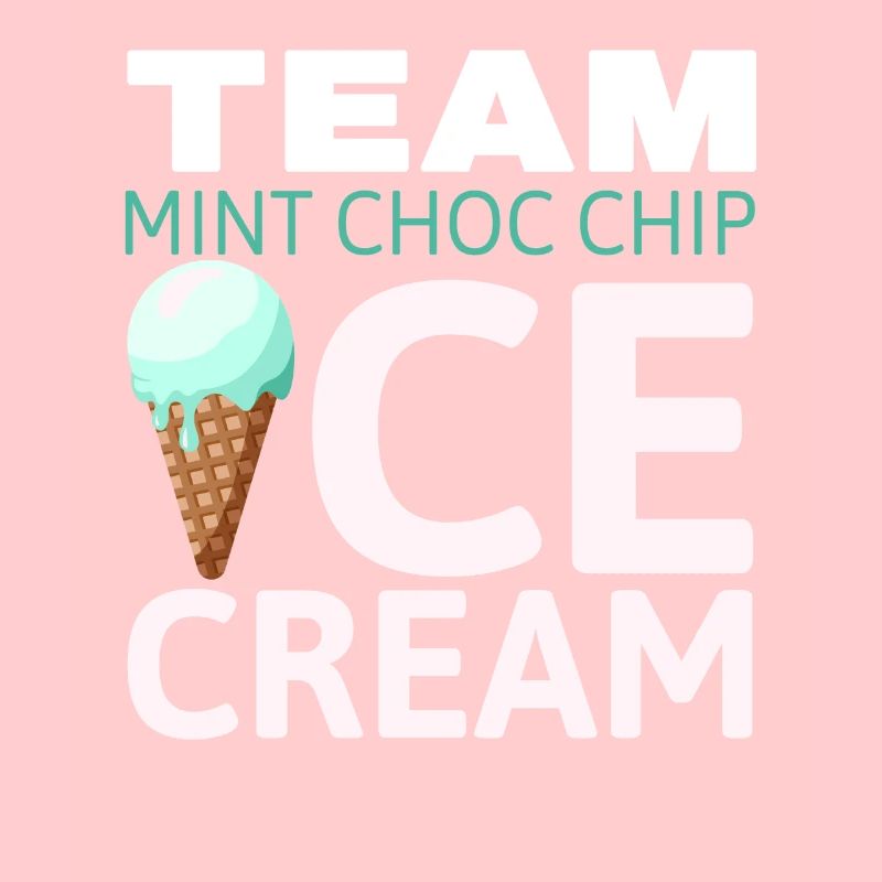 Team Mint Choc Eiswaffel Eiscreme Eis