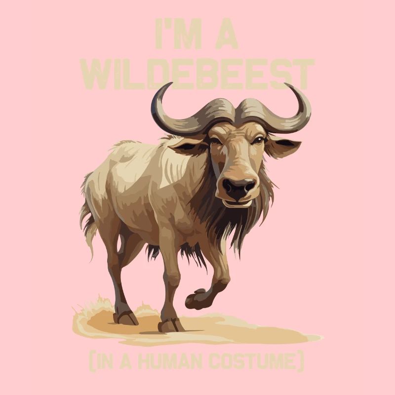 Ich Bin Ein Gnu Witziges Halloween Kostüm Gnu