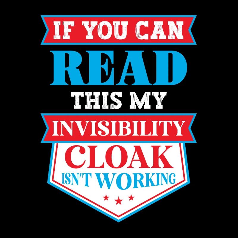 My invisible coat doesn't work