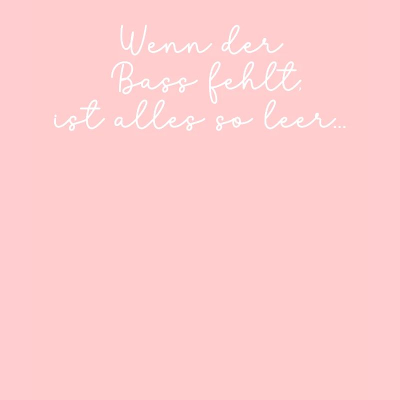 Si la basse manque, tout est si vide -