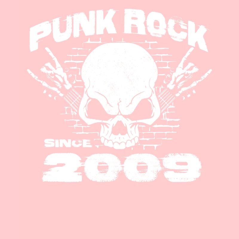 Punk Rock Since 2009 - Skull Rock Hands 15th