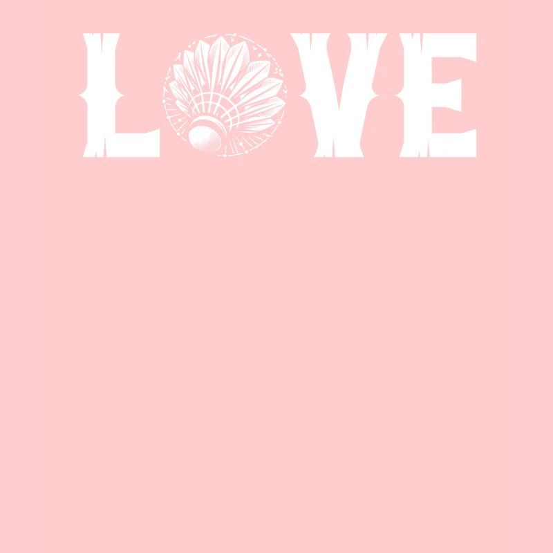 Love Shuttlecock Heart Design