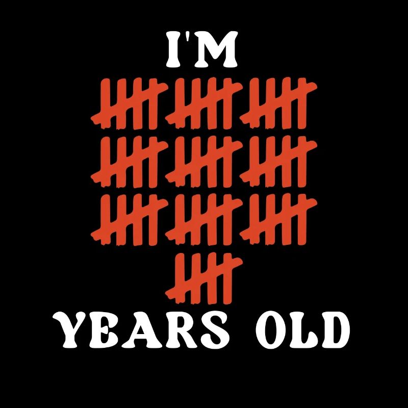 J’ai des années Liste de comptage Anniversaire