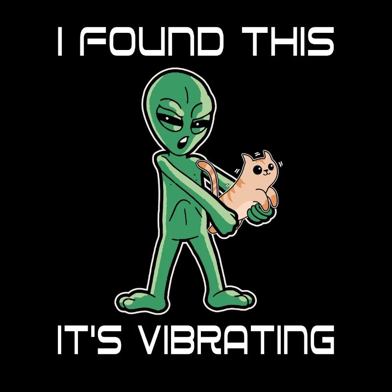 I found that it vibrates funny alien