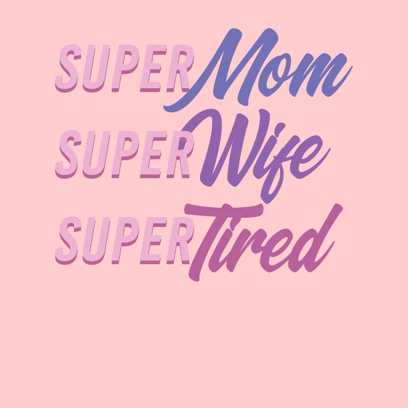 Super Mama T-Shirt Geschenk Mutter
