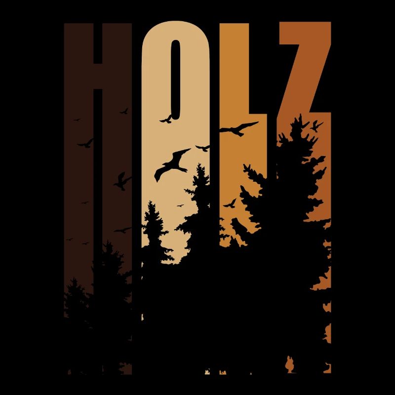 Forêt de bois pour bûcheron