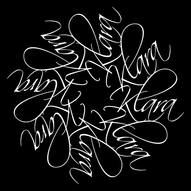 Klara Name Namensmandala