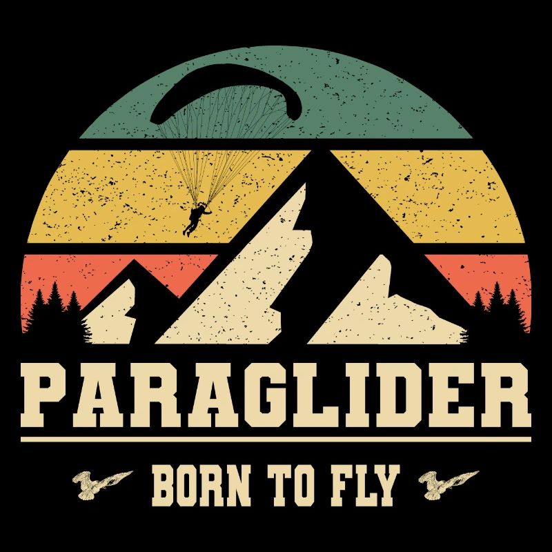 Paraglider Born To Fly Paragliding Hike And Fly