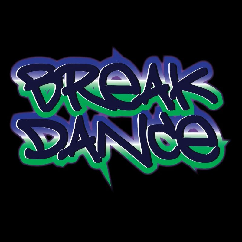 Lettrage de breakdance