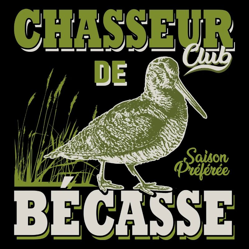 Chasseur de bécasse cadeau cool chasse chasser