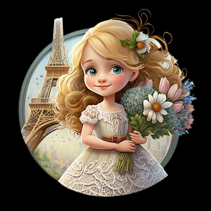 EIFFELTURM - PRETTY LITTLE GIRL - FRÜHLING