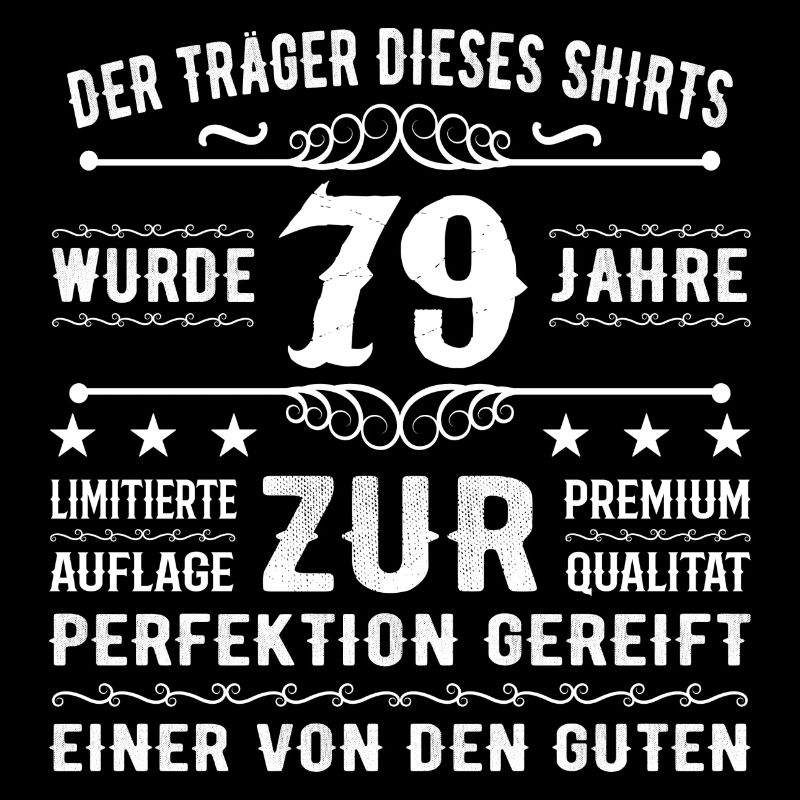 79 Jahre Geschenkidee zum 79 - Geburtstag