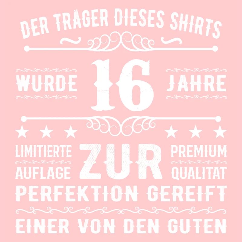 16 Jahre Geschenkidee zum 16 - Geburtstag