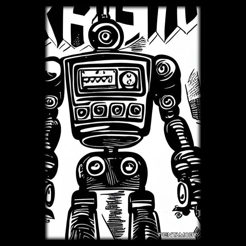 Robot Comic Future Cyborg Machine Technology