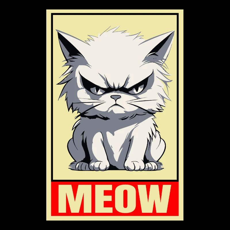 Chat Miaou Drôle