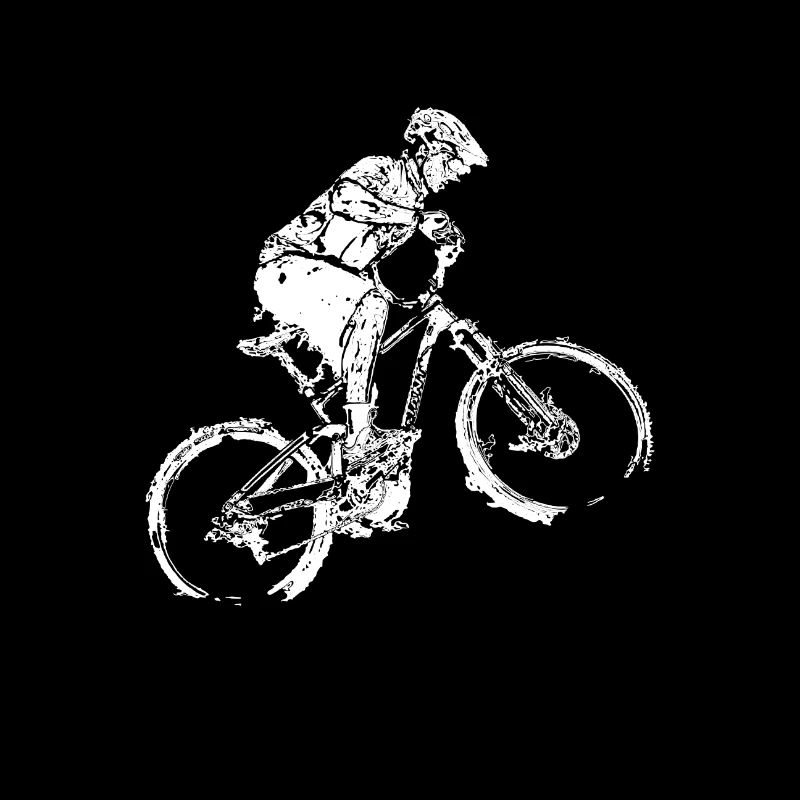 ss200519 BNW Mountainbiker weiss