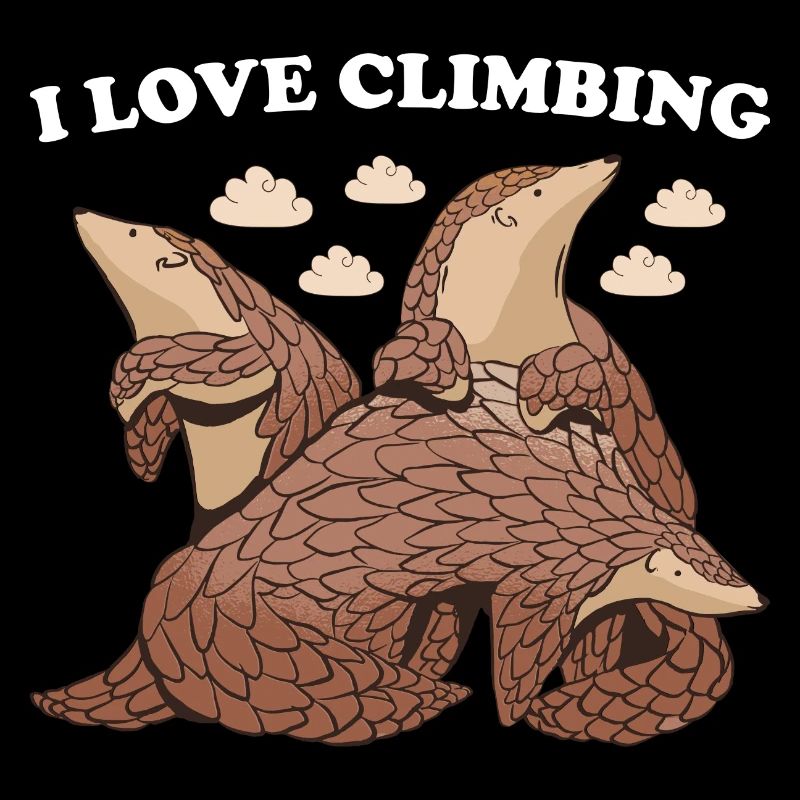 I Love Climbing Pangolin