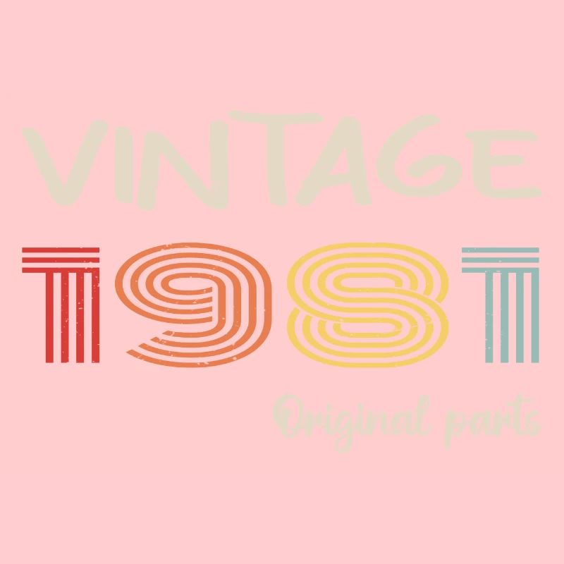 Original 1981 Vintage | Geburtstagsgeschenk 1981