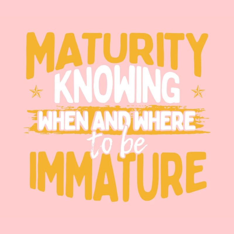 Sarcastic Gift Maturity Knowing When and Where to