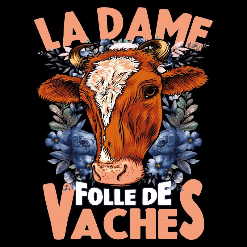 La Dame Folle De Vaches - Cadeau De Vache