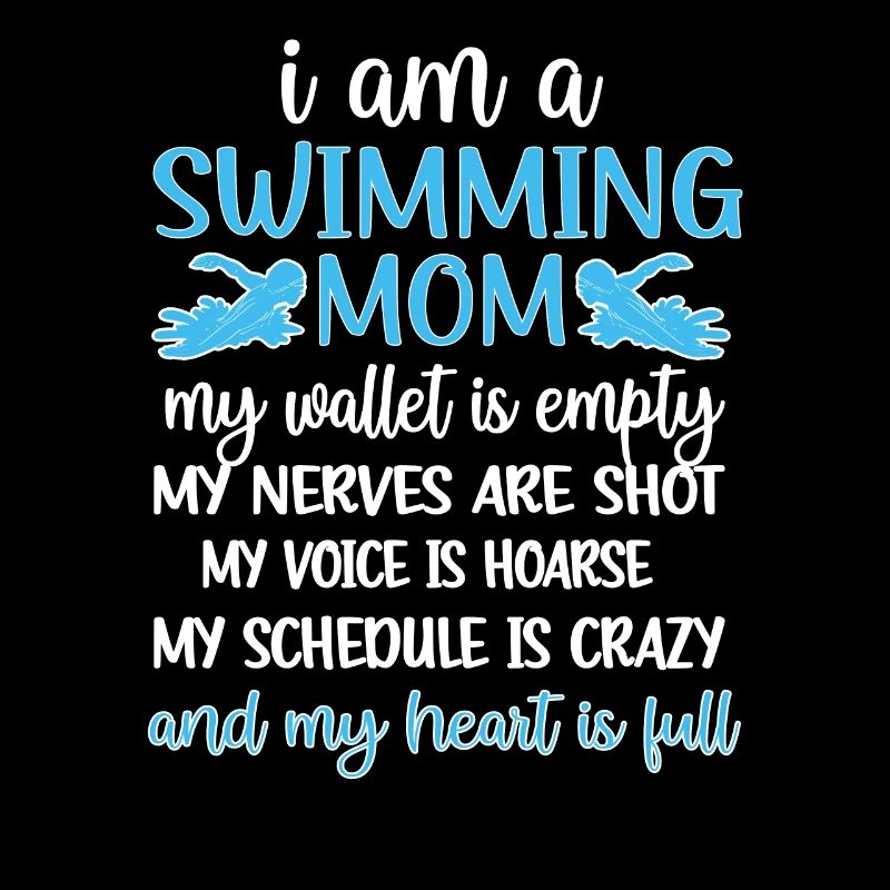Schwimmmama Mutter Von Schwimmer Schwimm-Mama