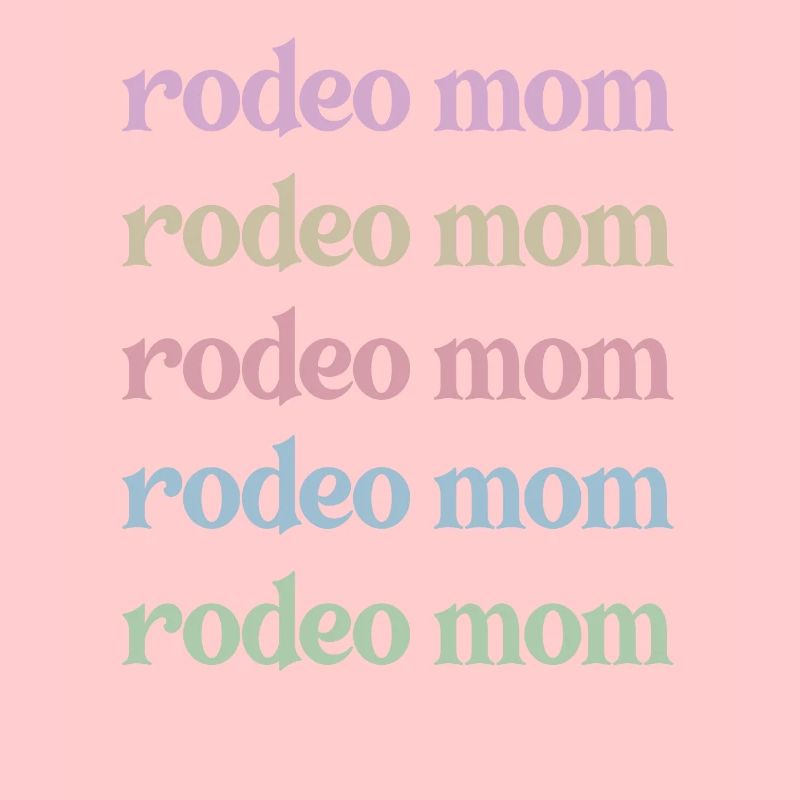 Stolze Rodeo Mama Rodeo-Reiter Mutter Geschenk