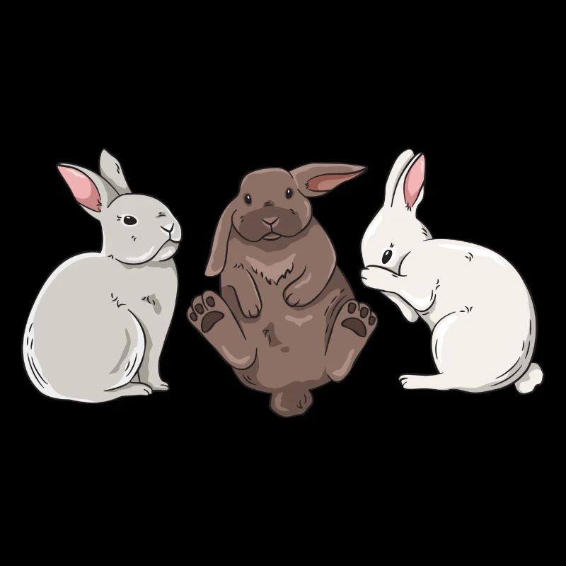 Cute rabbit design for bunny owners