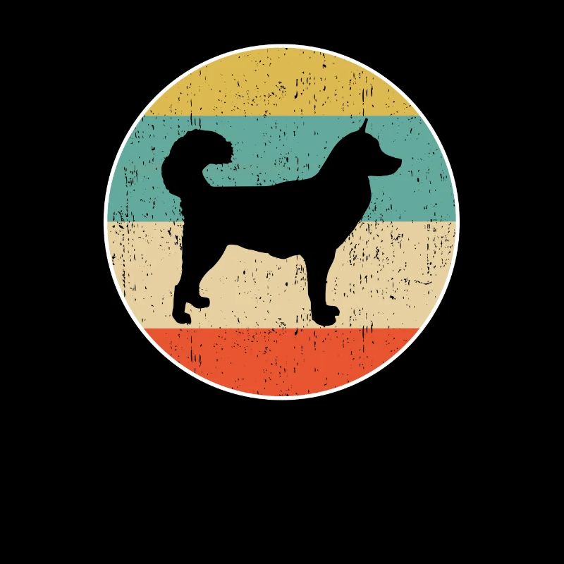 Conception de cadeau de chien Malamute d'Alaska