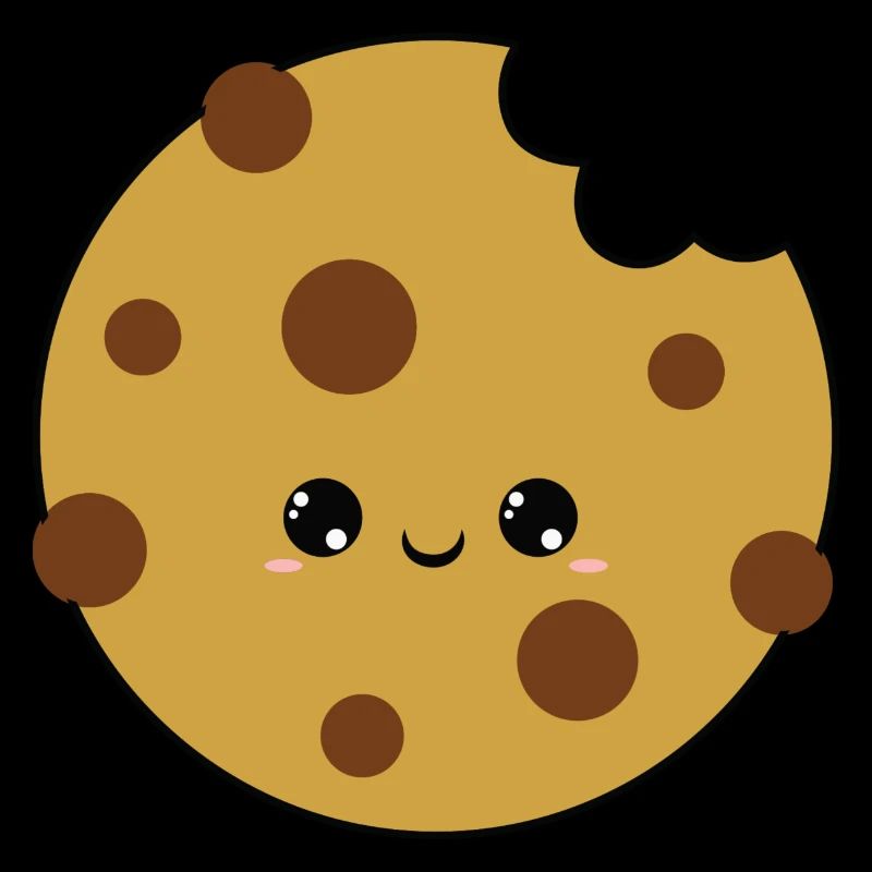 cute smiling cookie, süßer lächelnder keks