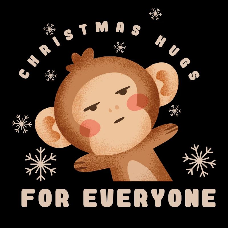 Weihnachts Affe 2023
