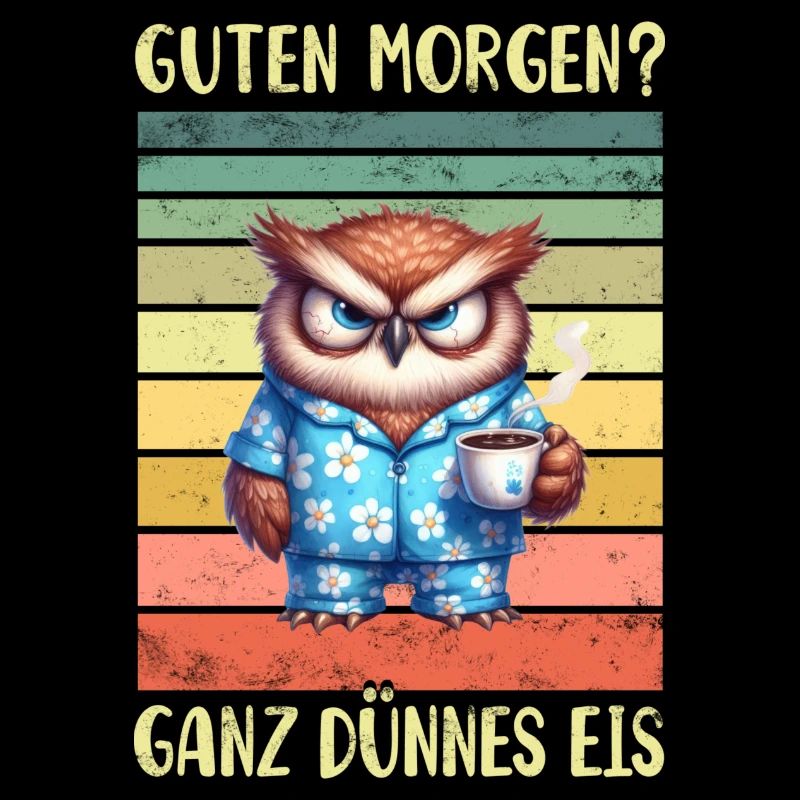 Eule Morgenmuffel
