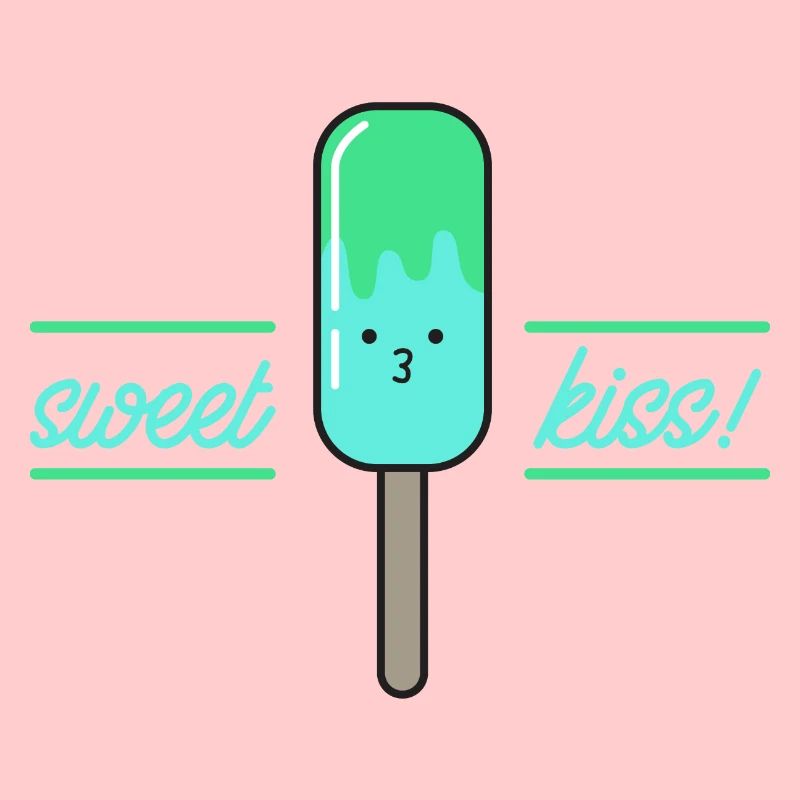 Eis Eiscreme Geschenk süß kalt comic lustig süßes