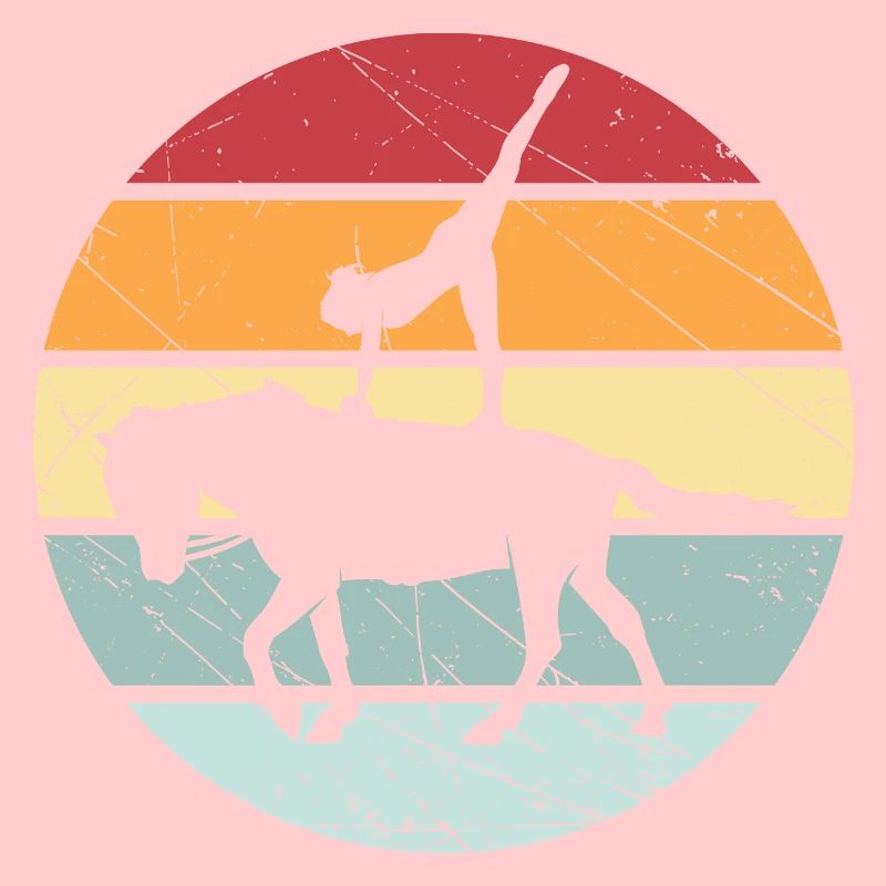 Vaulting retro riding horse gift Volti