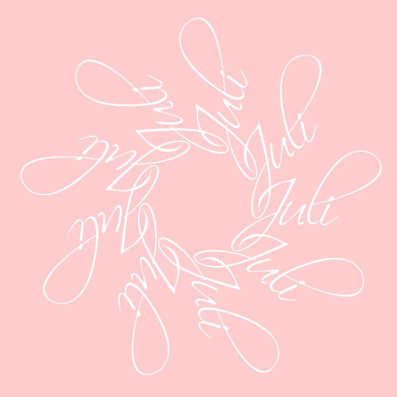 Juli Name Namensmandala