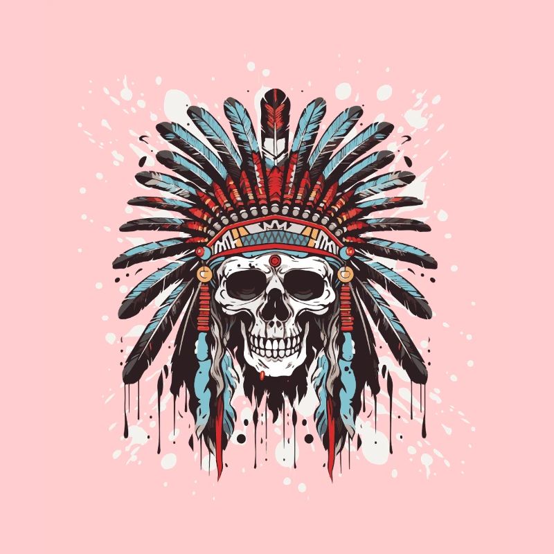 Crâne Apache Indien