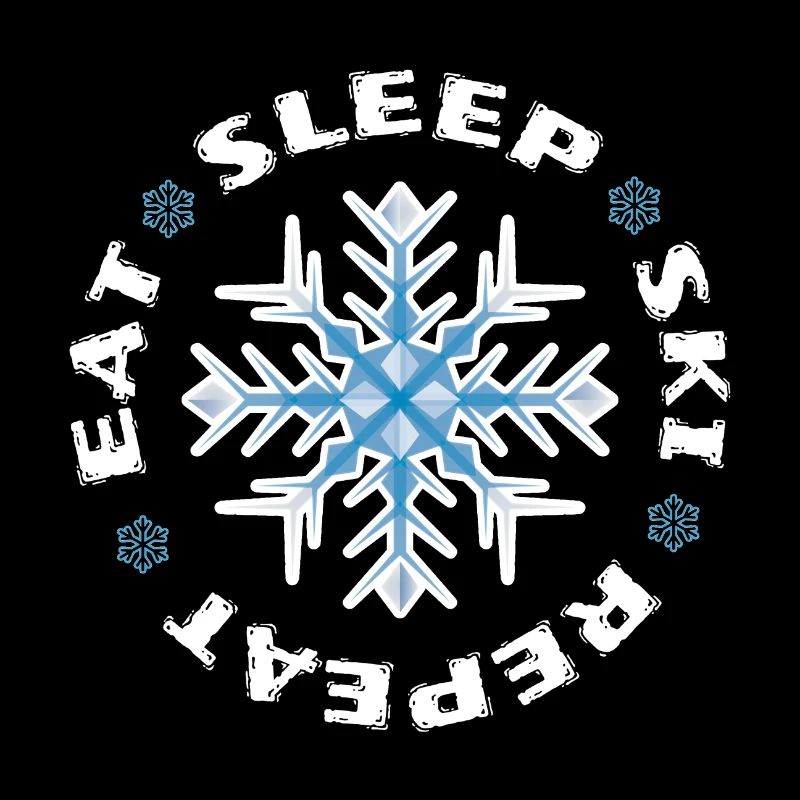 Eat Sleep Ski Repeat