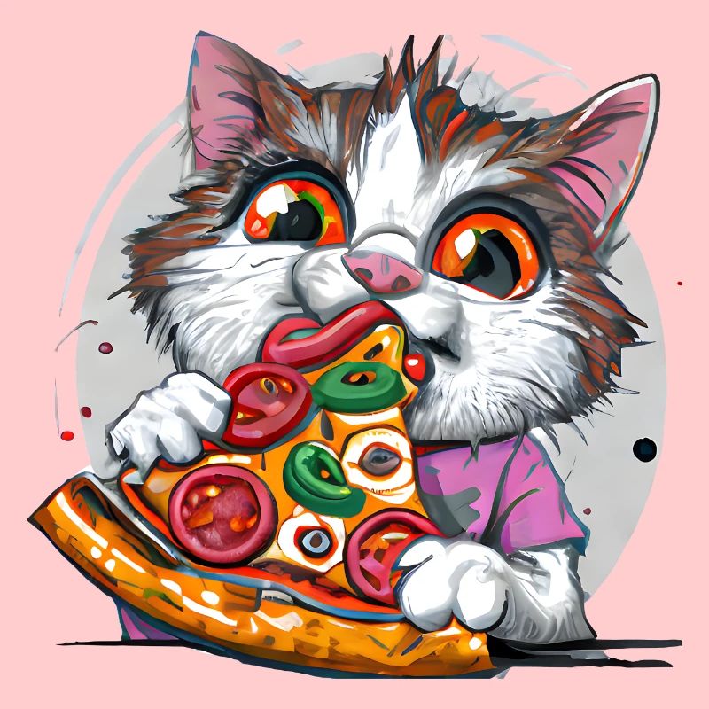 Pizza Katze