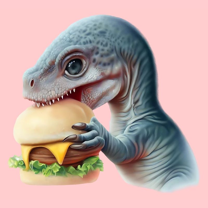 Cheeseburger Dinosauerier