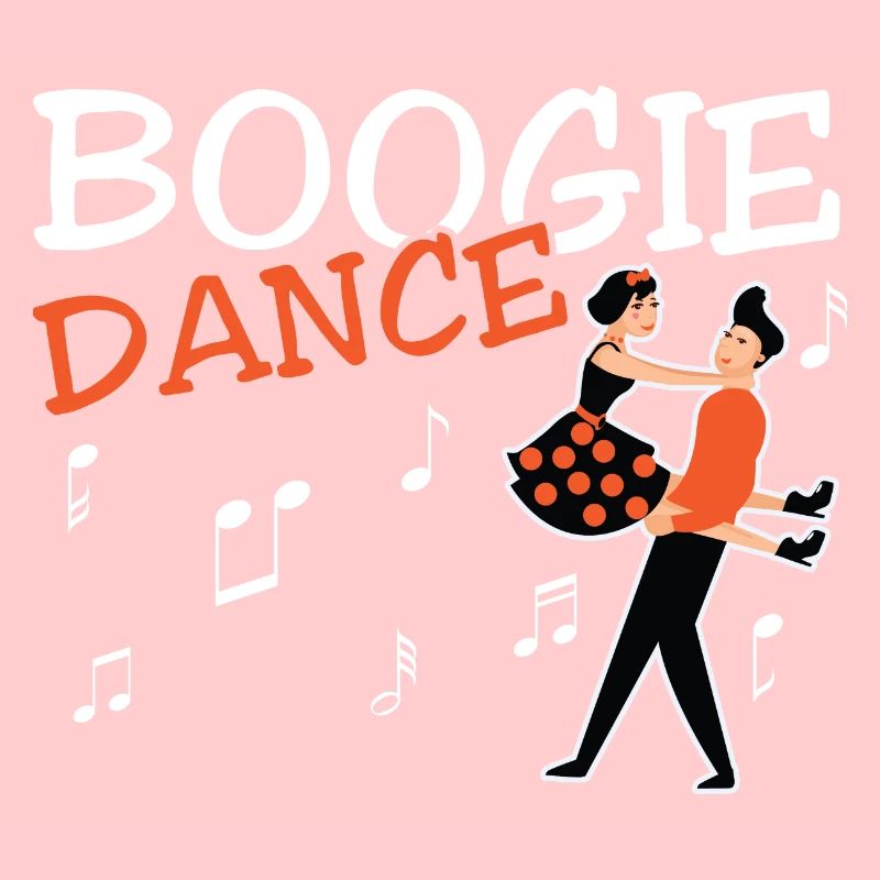Boogie Woogie Dancer Dancing Decoupe Vintage
