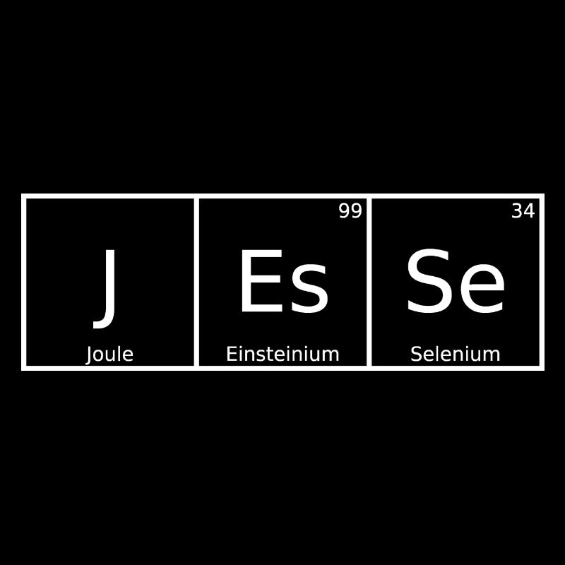 Jesse Nom Prénom Chimie Tableau périodique Éléments
