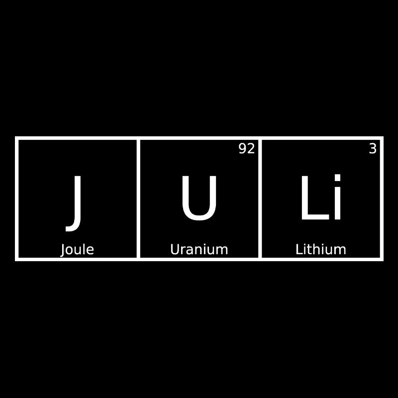 Juli Name Vorname Chemie Periodensystem Elemente