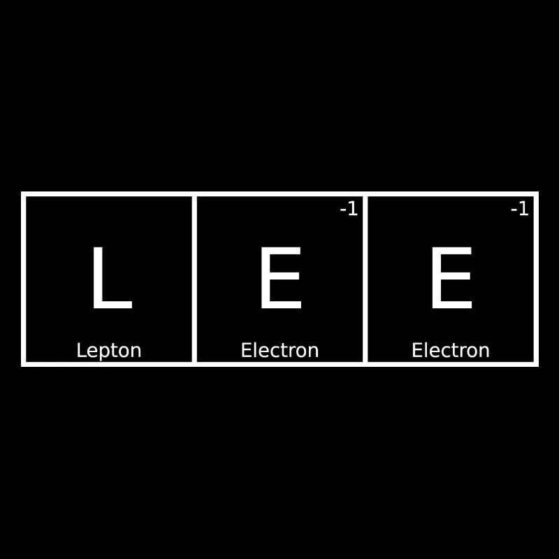 Lee Nom Prénom Chimie Tableau périodique Éléments