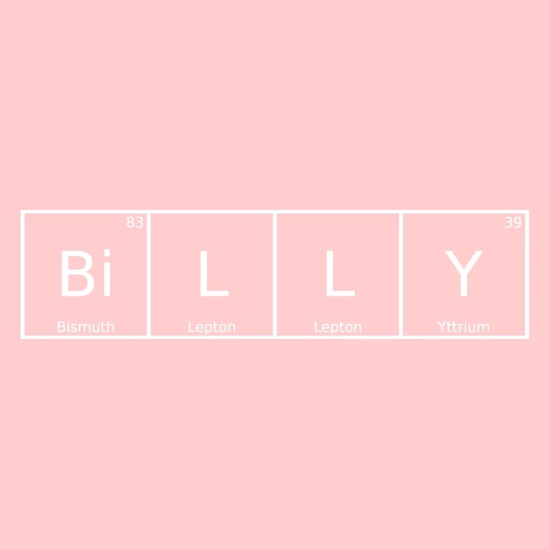 Billy Name First Name Chemistry Periodic Table Elements