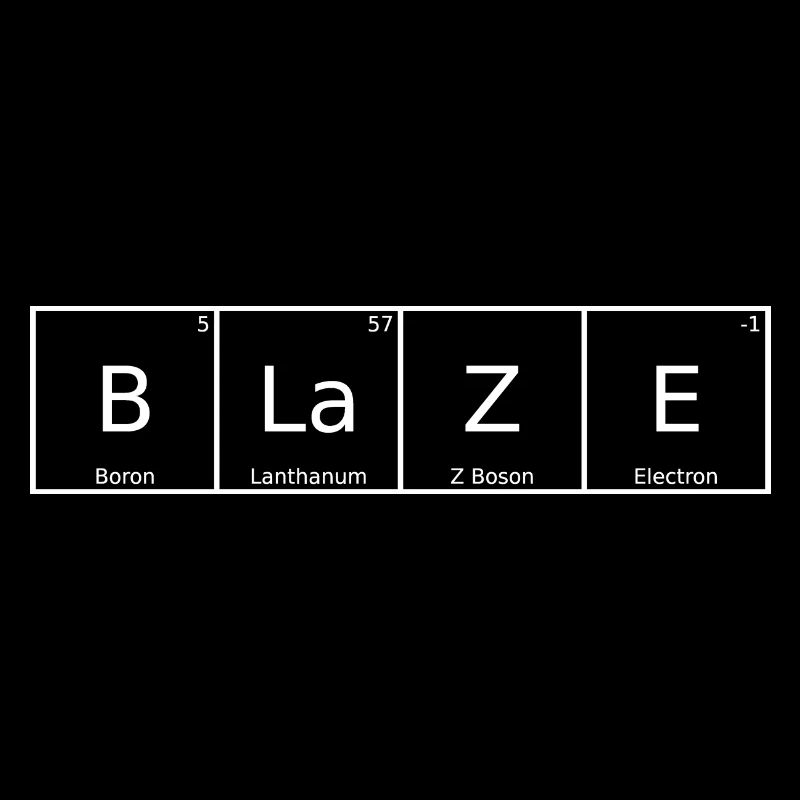 Blaze Name First Name Chemistry Periodic Table Elements
