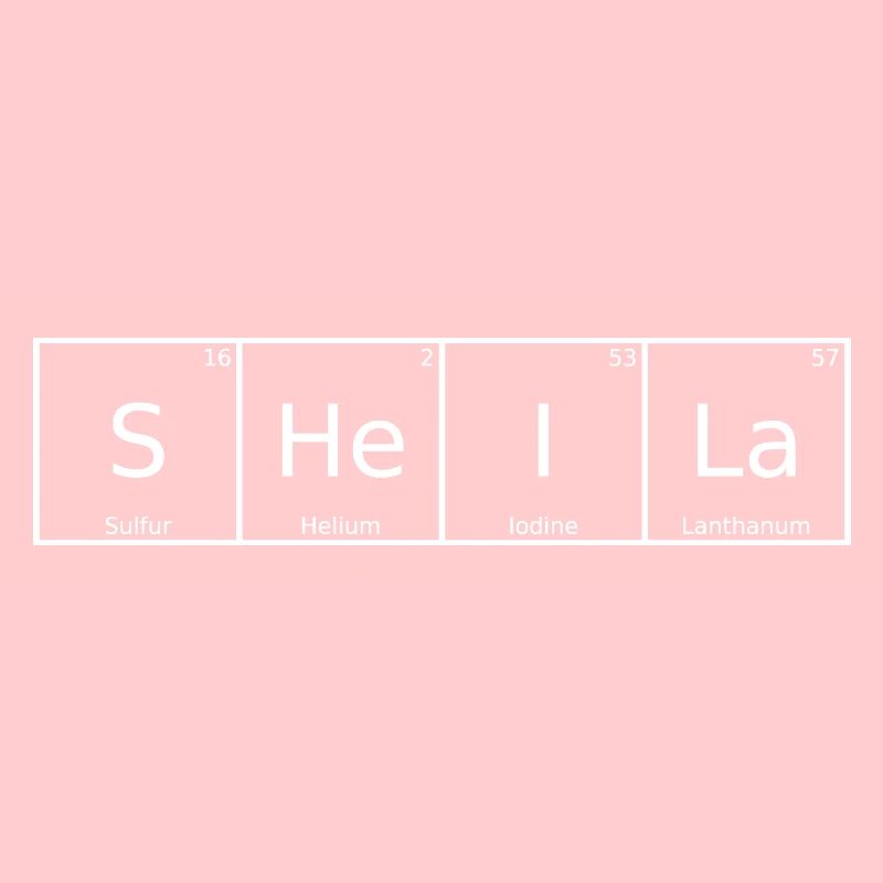 Sheila Nom Prénom Chimie Éléments du tableau périodique